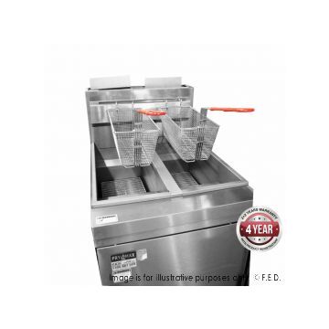 Frymax RC400TE Superfast Natural Gas Tube Twin Vat Fryer