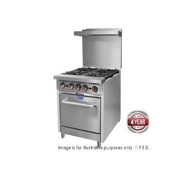 Gasmax S24TPLPG Gasmax 4 LPG Gas Burners with Oven Flame Failure