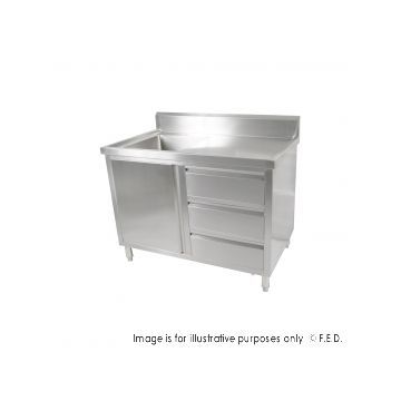 MODULAR SYSTEMS SC61200LH Cabinetd with Left Sink