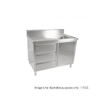 MODULAR SYSTEMS SC61200RH Cabinet with Right Sink