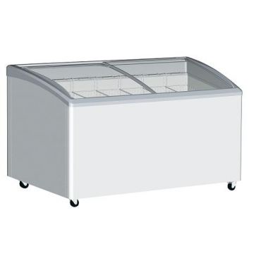 Exquisite SD575K Curved Glass Chest Freezer