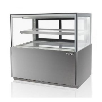 Skipio SB12002RD Two Tier Rectangle Bakery Case