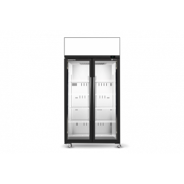 SKOPE SKT1000NACBW 2 Glass Door Display or Storage Fridge Lit Sign