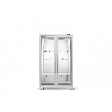 SKOPE SKT1000NACW 2 Glass Door Display or Storage Fridge Lit Sign