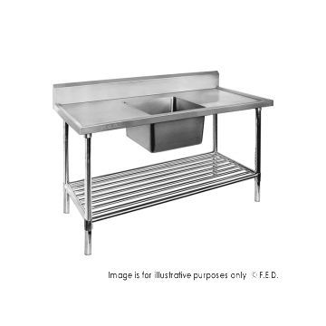 Modular Systems Single Centre Sink Bench Pot Undershelf SSB71200CA