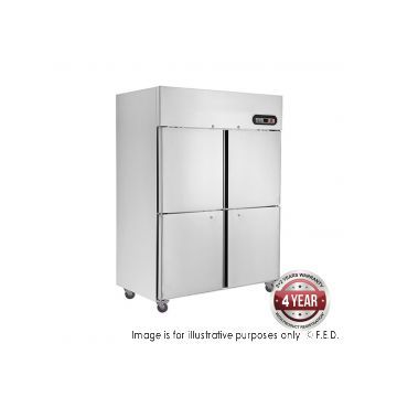 Thermaster Tecnotherm SUC1000 TROPICAL 4 x 189 Door SS Fridge