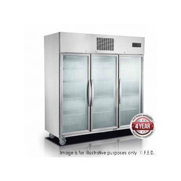 Thermaster Tecnotherm SUCG1500 3 Door Upright Display Fridge