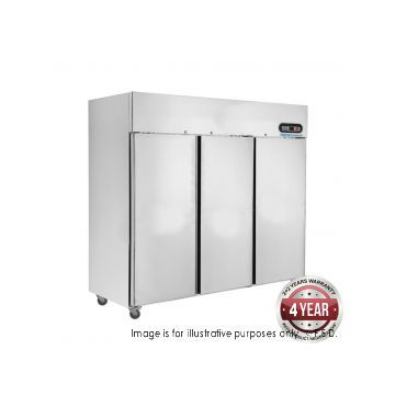 Thermaster SUF1500 Three Door SS Upright Freezer