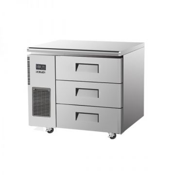 Skipio SUR93D3 Underbench Fridge with 3 Drawers