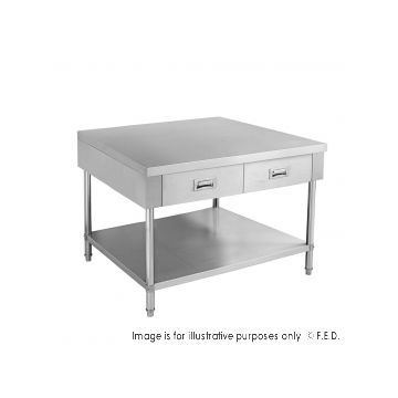 MODULAR SYSTEMS SWBD70900 Work bench with 2 Drawers and Undershelf