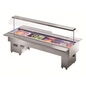 Tecfrigo ISOLA 4 VT INOX Salad Bar