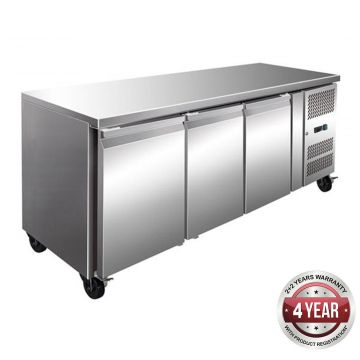 Thermaster GN3100TN TROPICALISED 3 Door Gastronorm Bench Fridge