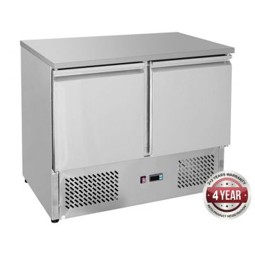 Thermaster GNS900B Two Door Compact Workbench Fridge