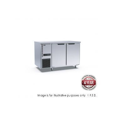 Thermaster TL1200TN 700 Series Refrigerated 2 Door Stainless Steel Workbench