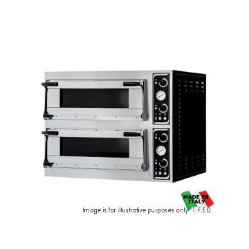 Baker Max TP2SD Prisma Food Pizza Ovens Double Deck 12 x 35cm