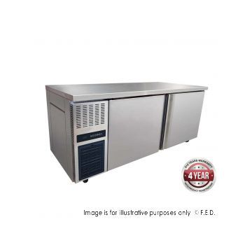 Thermaster TS1800TN 600 Series Refrigerated 2 Door Stainless Steel Workbench