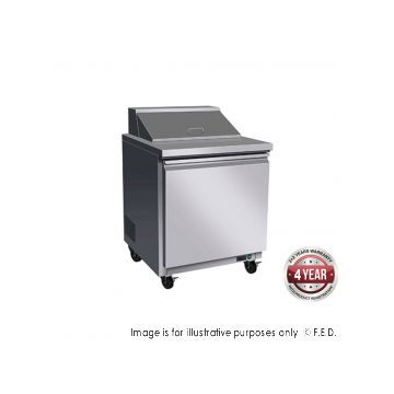 Thermaster TSB735 1 Door Stainless Steel PIZZA PREP BENCH