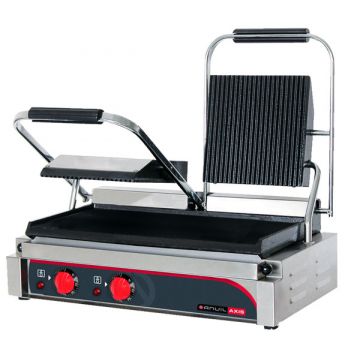 Anvil TSS3000 Panini Press Single Ribbed Top Flat Bottom