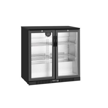 Exquisite UBC210 Two Swing Glass Door Backbar Chiller