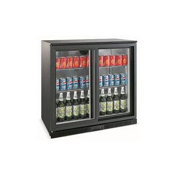 Exquisite UBC210S Two Sliding Glass Door Backbar Chiller