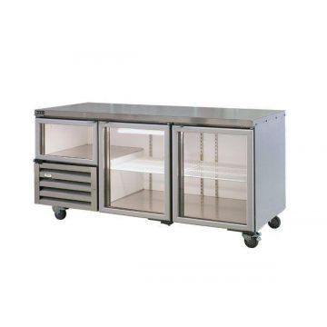 Anvil Aire UBG1800 2 12 Glass Door Under Bar Fridge