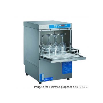 Axwood Axwood Underbench Glass washer with auto drain pump detergent pump UCD400