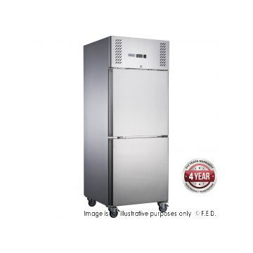 FED X Series XURF650S1V Upright 2x 12 Door SS Freezer