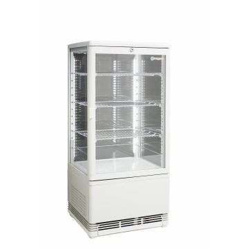 Venice illuminated canopy bench top fridge