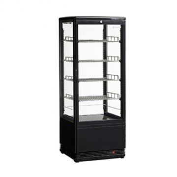 Venice Tower Black Bench Top Display Fridge