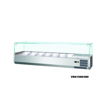 Anvil VRX1500 Refrigerated Glass Canopy Ingredient Unit