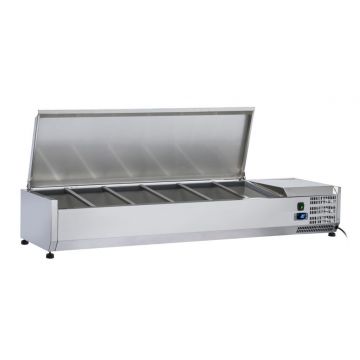 Anvil VRX1200S Refrigerated Ingredient Unit with Stainless Steel Lid