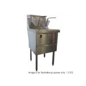 Complete Gas Fish and Chips Fryer Single Fryer WFS122