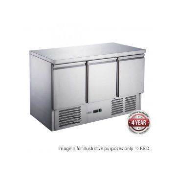 FED X Series XGNS1300B Compact Workbench Fridge