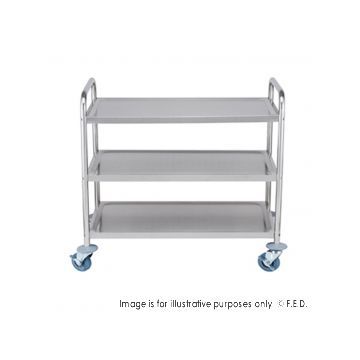 Modular Systems YC103 Stainless Steel Trolley