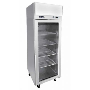 Atosa YCF9401 Compact Glass 1 Door Display Fridge