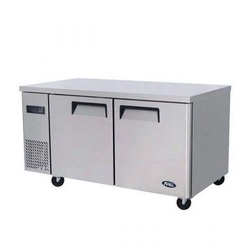 ATOSA YPF9020 Undercounter Stainless Steel 2 Door Fridge